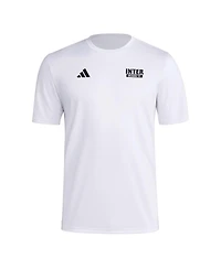 Adidas Men's White Inter Miami Cf Local Wrap T-Shirt