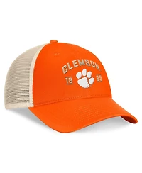 Top of the World Men's Orange Clemson Tigers Heritage Waylon Trucker Adjustable Hat