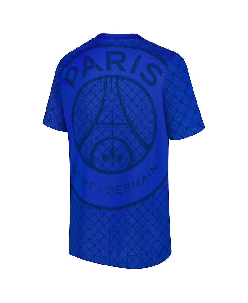 Nike Big Boys and Girls Royal Paris Saint-Germain 2025/26 Academy Pro Pre-Match Jersey