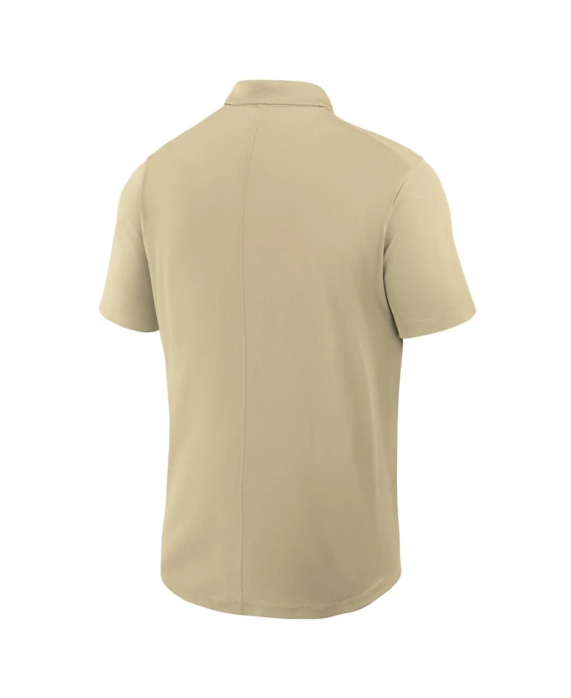 Nike Men's Gold Florida State Seminoles Primetime Victory Primary Logo Performance Polo Shirt