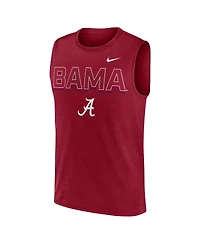 Nike Men's Crimson Alabama Tide Primetime Tricode Legend Performance Tank Top
