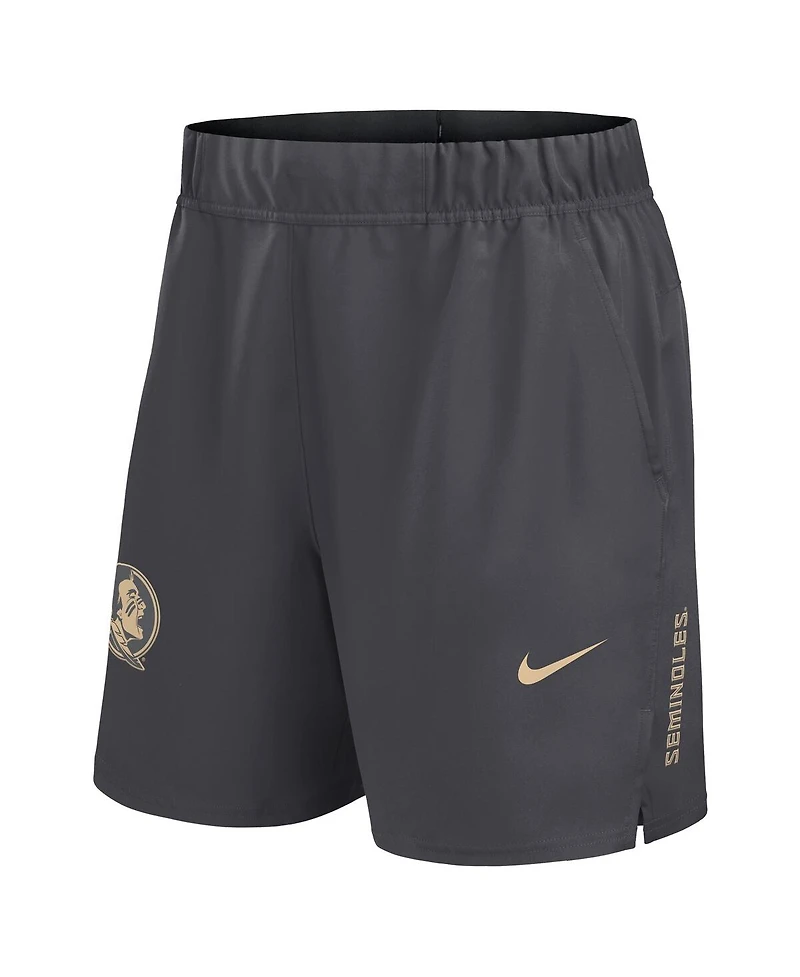 Nike Men's Gray Florida State Seminoles Primetime Woven Victory Performance Shorts