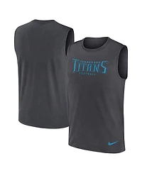 Nike Men's Charcoal Tennessee Titans Primetime Legend Performance Muscle Tank Top