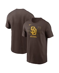 Nike Men's Fernando Tatis Jr. Brown San Diego Padres 2024 Mlb World Tour Seoul Series Player Name Number Event Stack T-Shirt