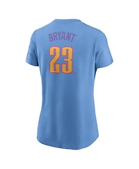 Nike Women's Kris Bryant Light Blue Colorado Rockies 2025 City Connect Fuse Name Number T-Shirt
