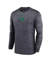 Nike Men's Oregon Ducks 2025 Sideline Velocity Performance Long Sleeve T-Shirt