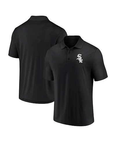 Fanatics Men's Black Chicago White Sox Primary Logo Polo Shirt