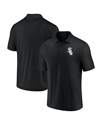 Fanatics Men's Black Chicago White Sox Primary Logo Polo Shirt