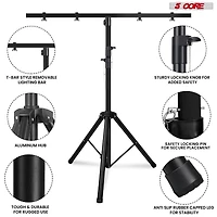 5 Core Dj Light Stand Height Adjustable 39-100" Heavy Duty Tripod Stage Lights Stands w Light T Bar - Ls 100