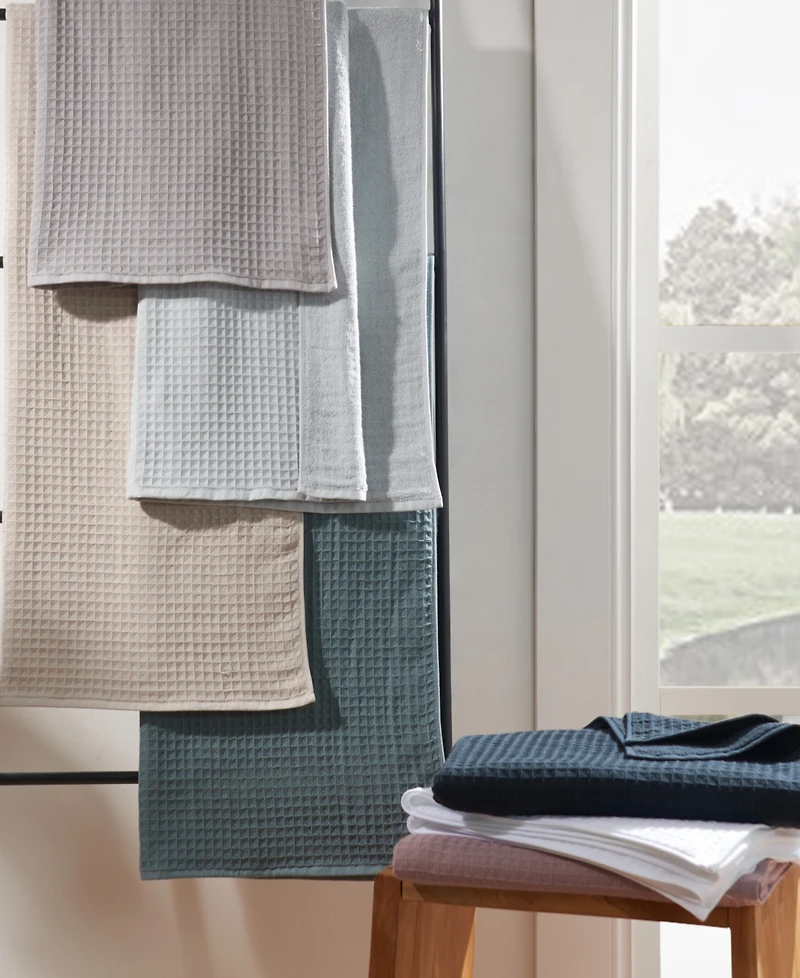 Uchino Waffle Twist 6-Pc. Bath Towel Set