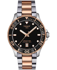 Tissot Men's Swiss Seastar 1000 Two-Tone Stainless Steel Bracelet Watch 40mm