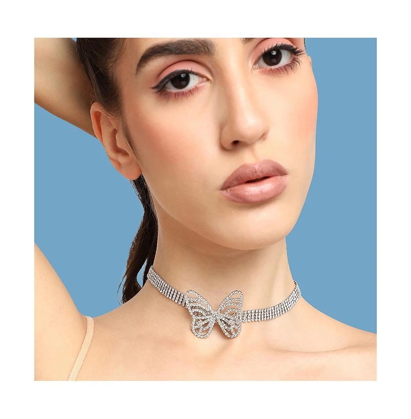 Sohi Butterfly Choker Necklace