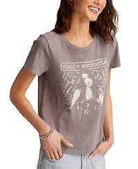 Lucky Brand Women's Alanis Morissette Classic Cotton Crewneck T-Shirt