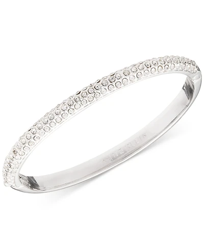 Anne Klein Crystal Pave Bangle Bracelet, Created for Macy's