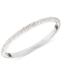 Anne Klein Crystal Pave Bangle Bracelet, Created for Macy's