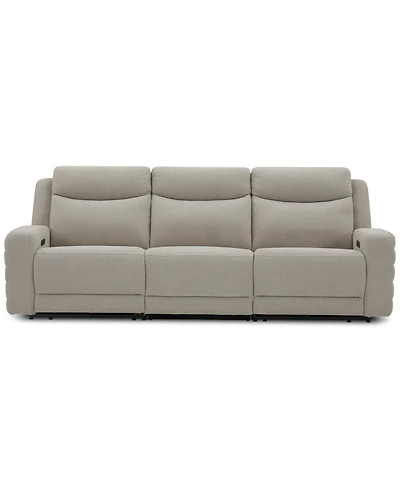 Kristyan 3-Pc. Fabric Sofa with 2 Power Recliners, Exclusively at Macy's