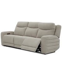 Kristyan 3-Pc. Fabric Sofa with 2 Power Recliners, Exclusively at Macy's