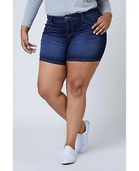 Slink Jeans Plus Denim Shorts 5.5" inseam