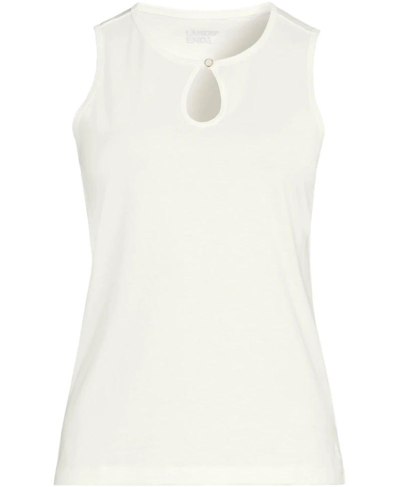Lands' End Plus Supima Keyhole Tank