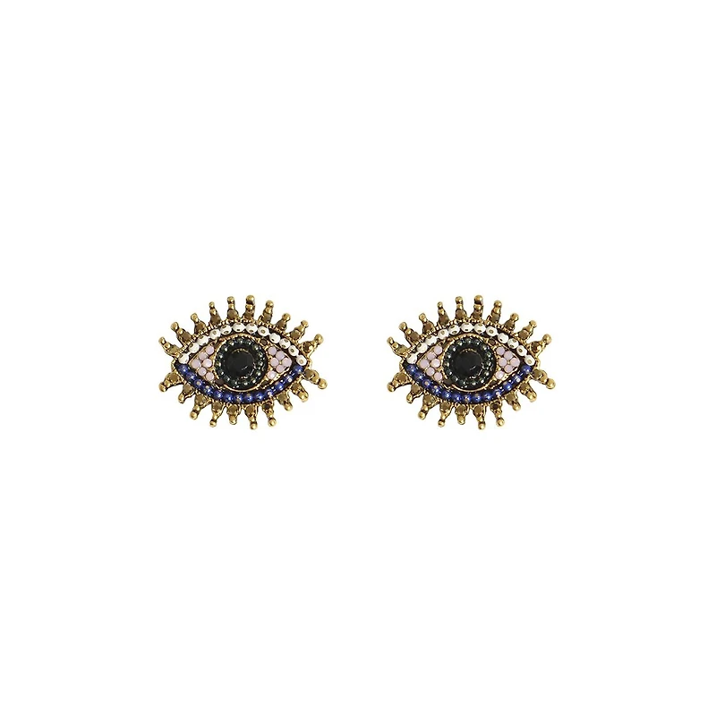 Sohi Evil Eye Stud Earrings