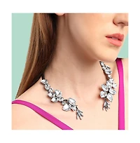 Sohi Rhinestone Collar Necklace