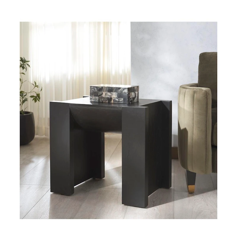 Jessandria Wood Accent Table