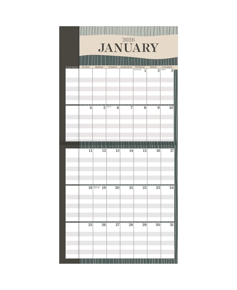 2026 Parent Planner Wall Calendar
