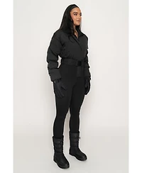 Jluxlabel Women's In Motion Nylon Jumpsuit