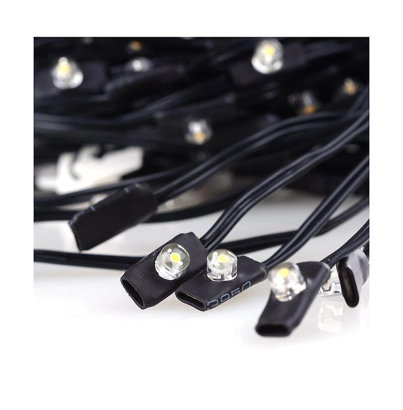 30 Led Solar String Light Cool White Fit for 6-Rib 8ft 9ft Outdoor Patio Wooden Umbrella