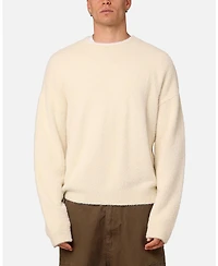 Xxiii Men's Crew Neck Fluffy Sweater