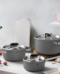 Zwilling Pure Stainless Steel 6-Piece Pot Set