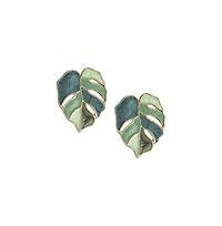 Sohi Leaf Stud Earrings