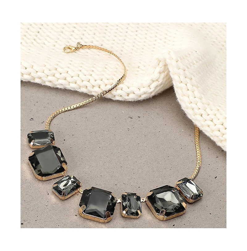 Sohi Gold-Plated Stone Jewellery Set