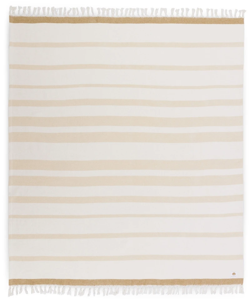 Beach State Oceanside Washable Cotton Blanket, 66" x 80"