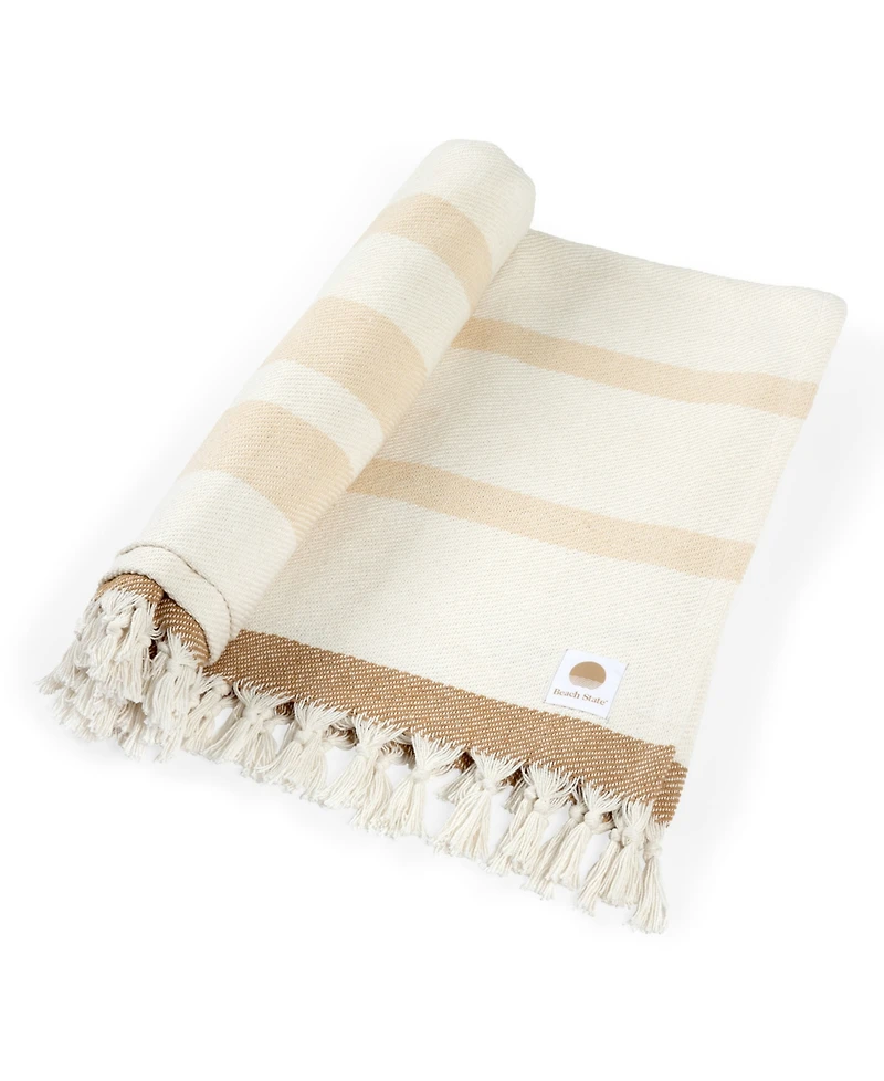Beach State Oceanside Washable Cotton Blanket, 66" x 80"