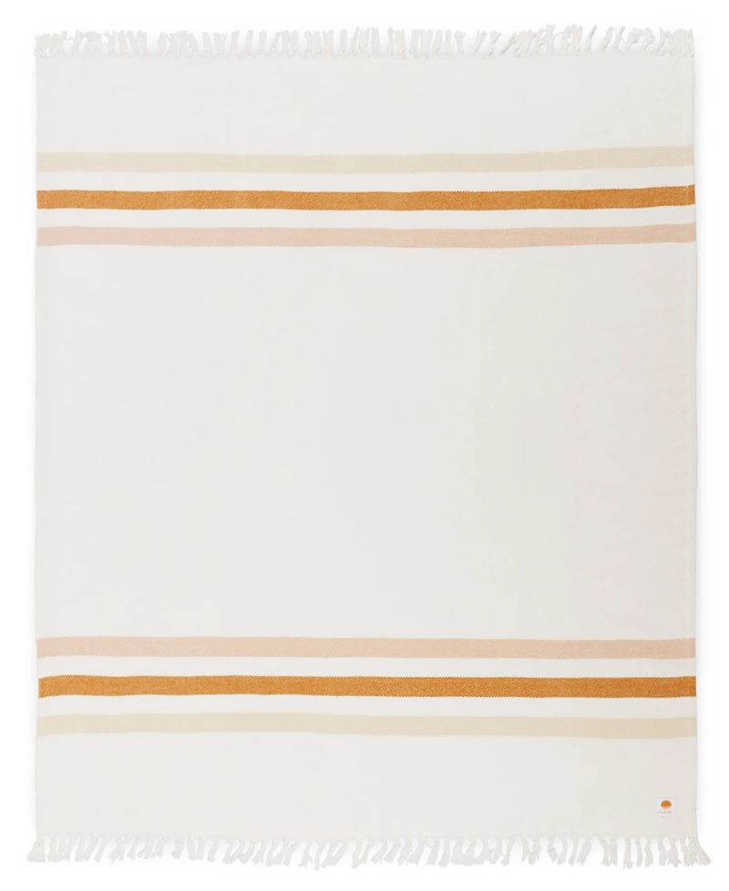 Beach State Oceanside Washable Cotton Beach Blanket, 66" x 80"
