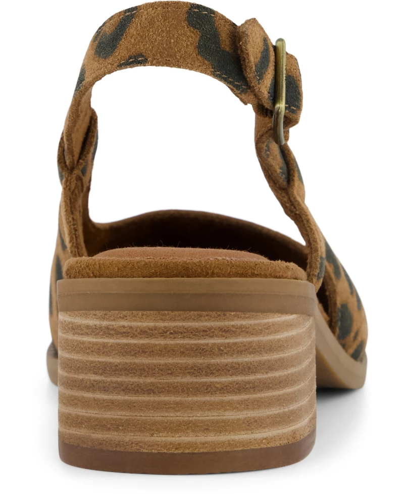 Toms Women's Jaclyn Block Heel Slingback Sandals