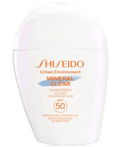 Shiseido Urban Environment Mineral Clear Sunscreen Spf 50