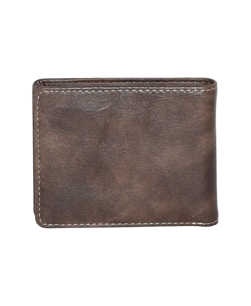 Roots Men's Men Slim Wallet with Center Passcase