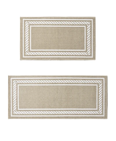 Nautica Rope Border Tufted 2-Pc. Runner Rug Set