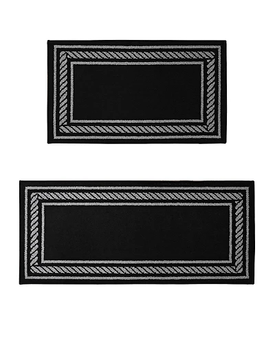 Nautica Rope Border Tufted 2-Pc. Runner Rug Set