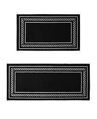 Nautica Rope Border Tufted 2-Pc. Runner Rug Set