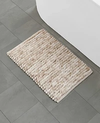French Connection Space Dye Chunky Chenille Bath Rug