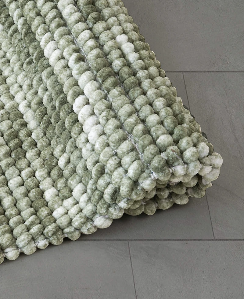 French Connection Space Dye Chunky Chenille Bath Rug, 20" x 32"