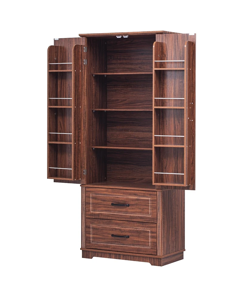Farmhouse Pantry Cabinet - 71" Tall