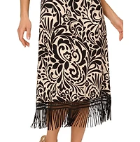 Adrianna Women's Sleeveless Halter Midi Dress