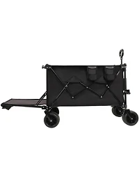 Heavy Duty Foldable Wagon with Extended Tailgate