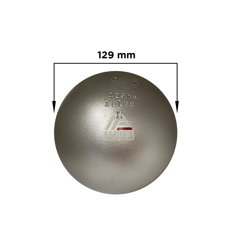 Amber Fight Gear Precision Performance 7.25kg/16lb Iron Shot Put Versatile Training and Competition Excellence with Sturdy Cast Iron Build and Durable