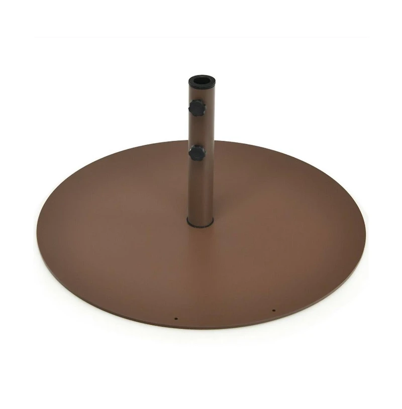 29.5 Inch Outdoor Steel Umbrella Base Stand for Backyard and Poolside