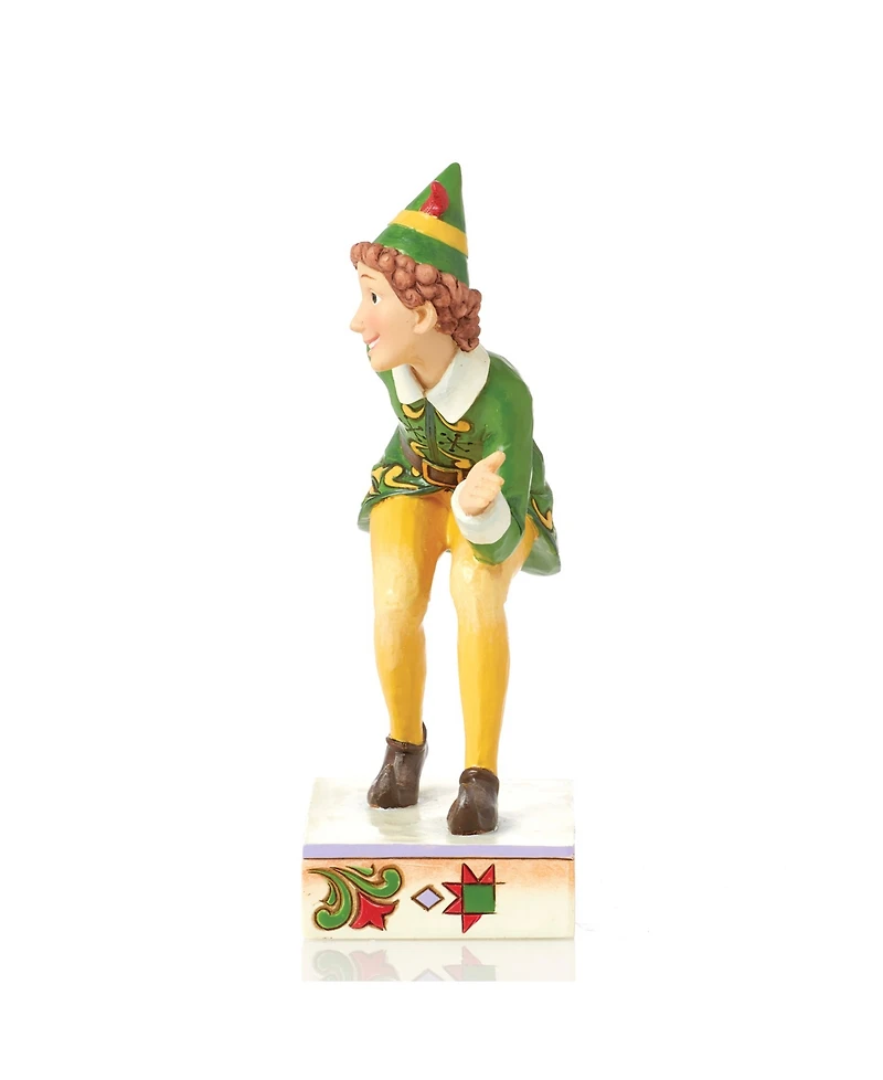 Jim Shore Buddy Elf in Crouching Pose Figurine